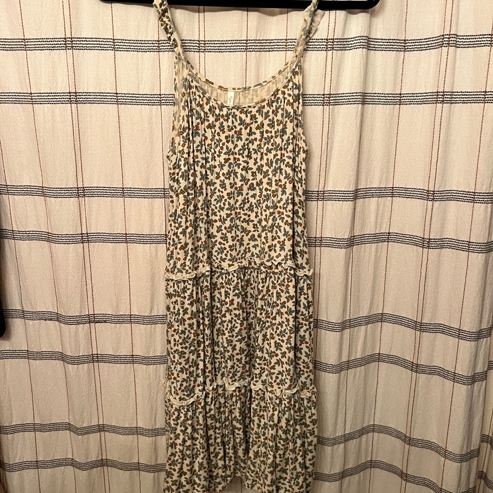 Rylee + Cru Floral Print Sleeveless Sun Dress